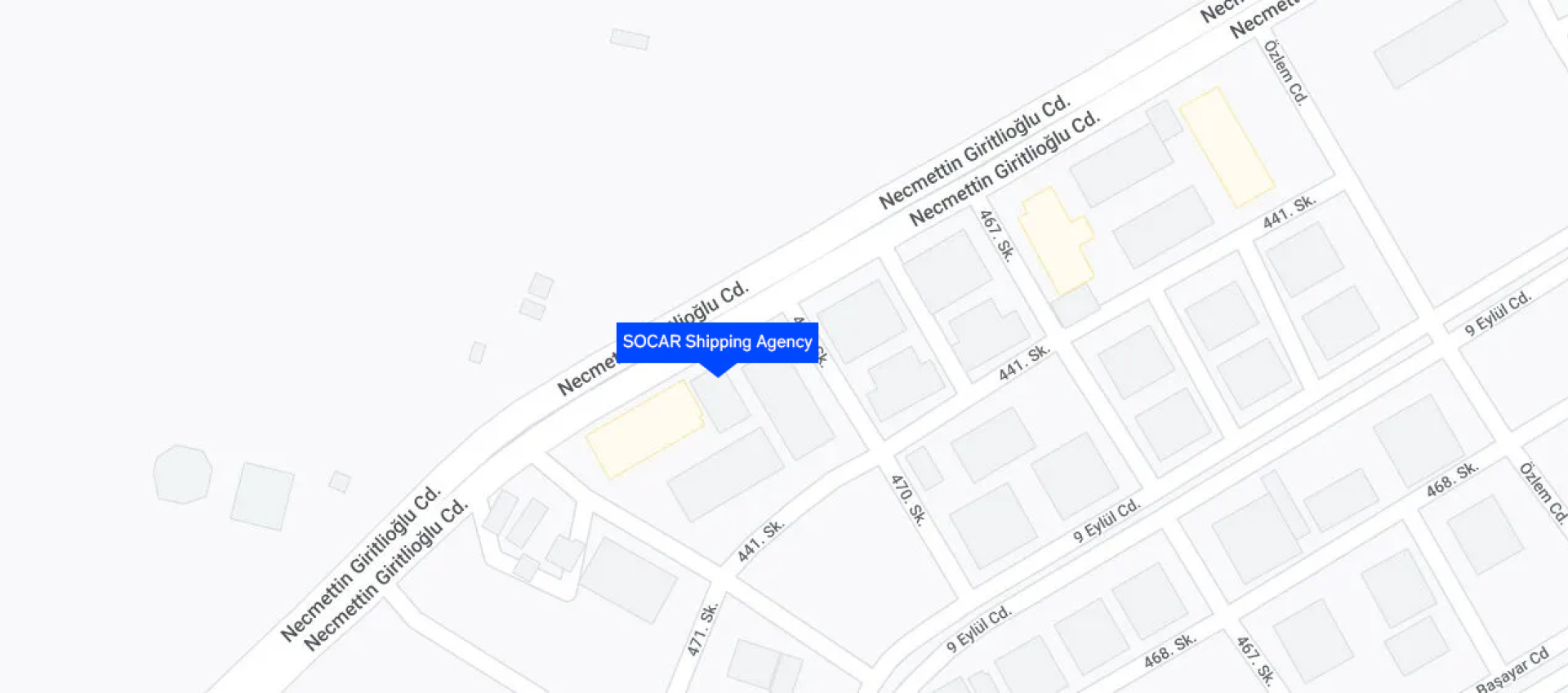 SOCAR Shipping Agency map